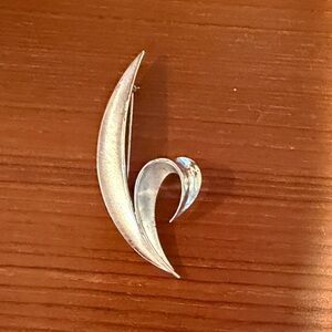 Elegant Silver Brooch